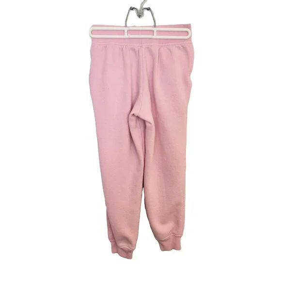 Champion Joggers Sweatpants Graphic Logo Elastic Waist Front Pockets Pink Small - Picture 3 of 16